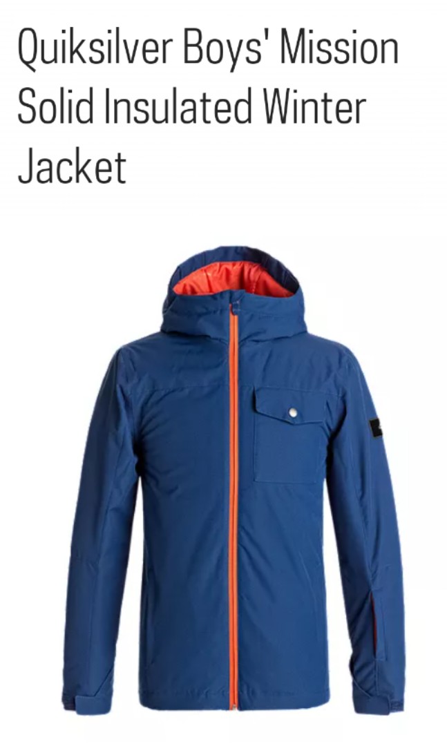 Quiksilver Ski/Snowboarding Winter Jacket Kids Size XL/Men S/Women XS,  Men's Fashion, Coats, Jackets and Outerwear on Carousell