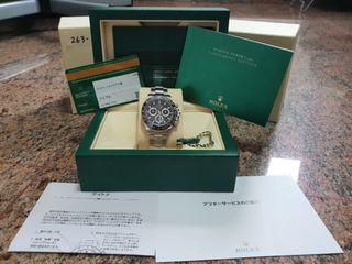 Rolex Cosmograph Daytona Godzilla Black Dial 116500LN - Mar 2020 set