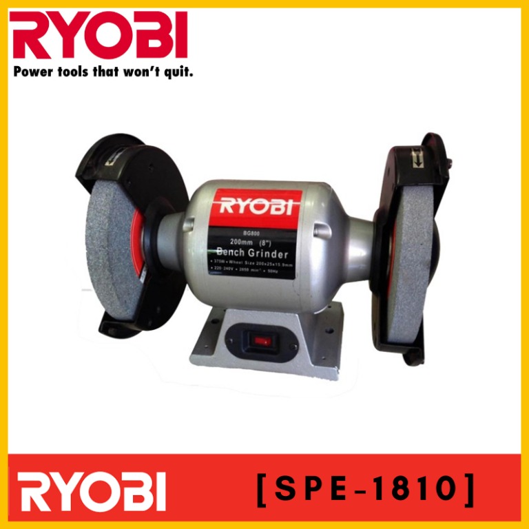RYOBI Bench Grinder (2850 min1) [ BG800 ], Furniture & Home Living