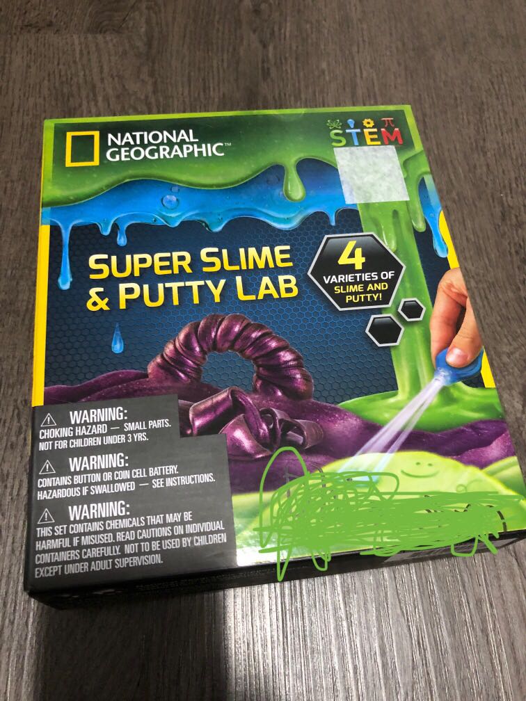National Geographic Super Slime & Putty Lab, Hobbies & Toys, Toys