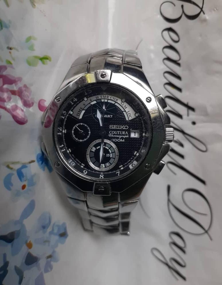 Seiko Coutura Chronograph Watch..., Men's Fashion, Watches & Accessories,  Watches on Carousell