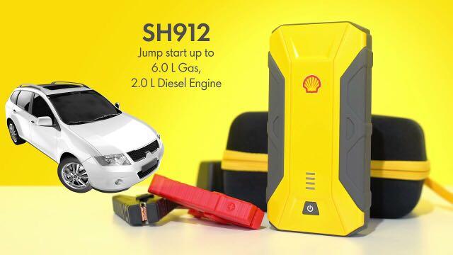 Shell Sh912 Power By Camelion Jump Starter 800a 12v 便攜式鋰電啟動器香港行貨兩年保養 汽車配件 電子配件 Carousell