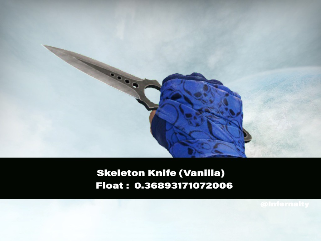 Skeleton Knife VANILLA CSGO SKINS KNIVES, Video Gaming, Gaming