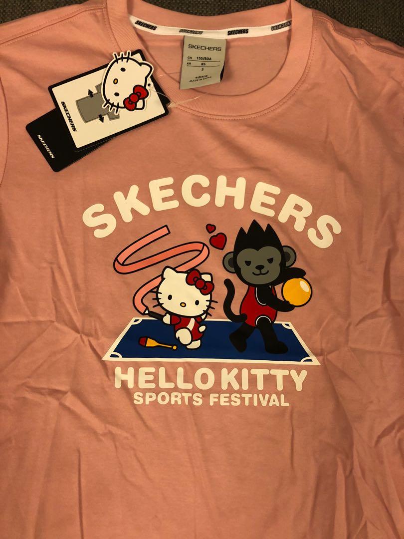 Skechers t shirt womens brown hotsell