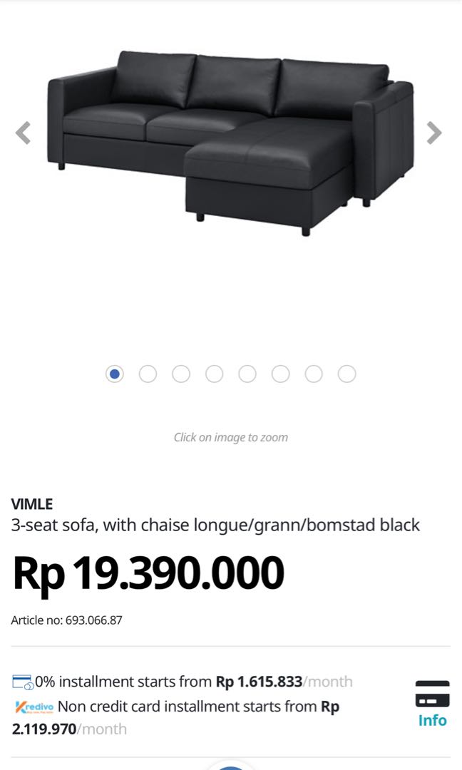 Sofa ikea kulit, Barang Yang Dicari di Carousell