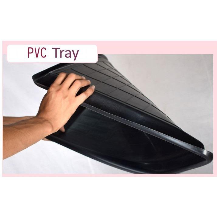 Stainless Steel Dog Pee Tray Pet Pee Tray with Base Toilet Tray/Large