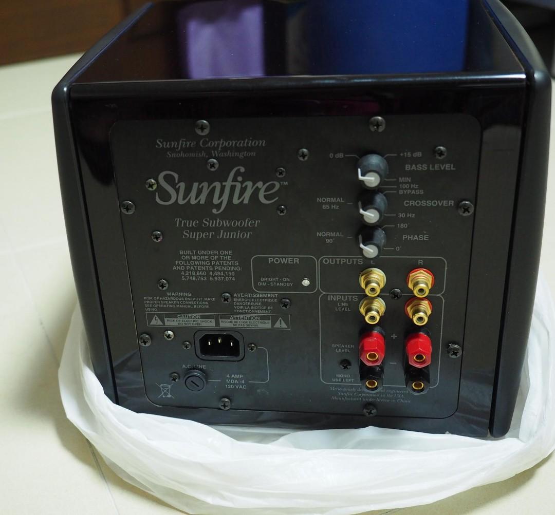 Sunfire Super Junior Subwoofer, 音響器材, Soundbar、揚聲器、藍牙喇叭、耳擴 Carousell