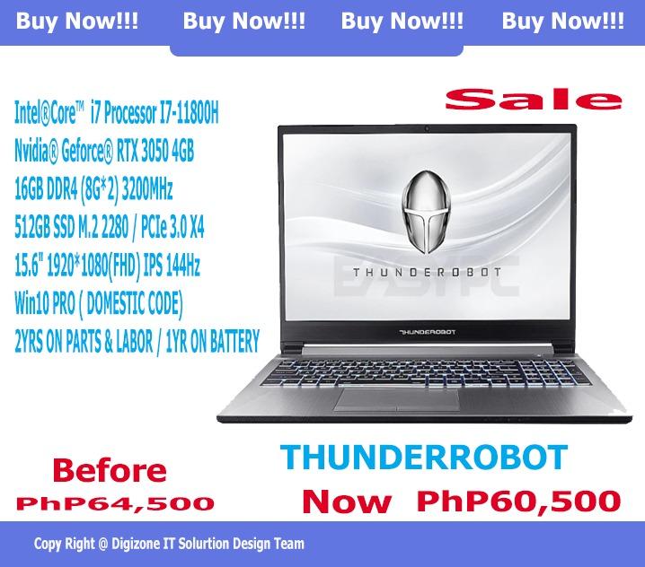 ThunderRobot Gaming Laptop, Computers & Tech, Laptops & Notebooks on ...