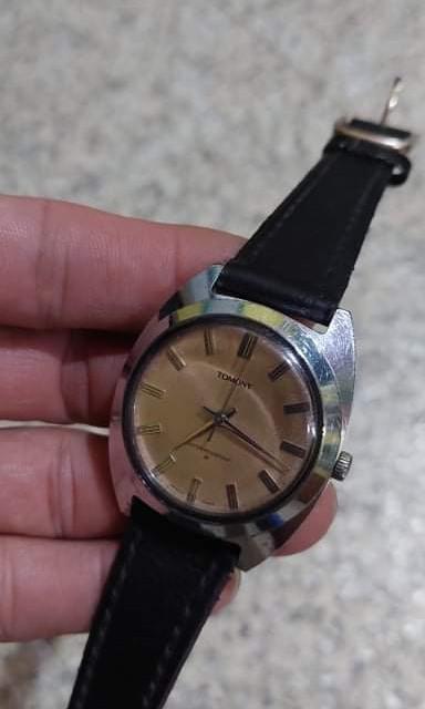 Tomony vintage watch (Category: Men's Watches) located in Caloocan City. Submitted by great_2003 (Listing ID 1157079355, Image 1). Description: good running condition mechanical hand wind diameter size approx . mm 36 as is only wysiwyg made in japan 5000 - 7010.