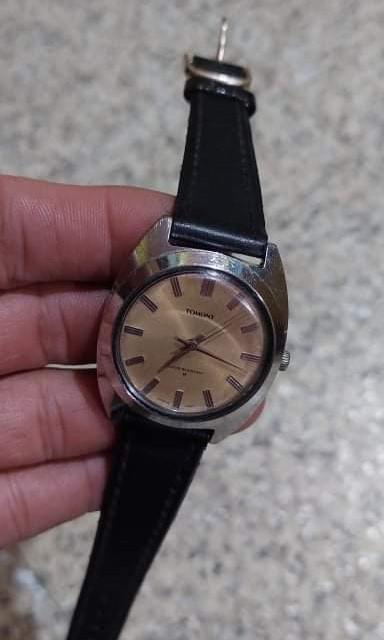 Tomony vintage watch (Category: Men's Watches) located in Caloocan City. Submitted by great_2003 (Listing ID 1157079355, Image 2). Description: good running condition mechanical hand wind diameter size approx . mm 36 as is only wysiwyg made in japan 5000 - 7010.
