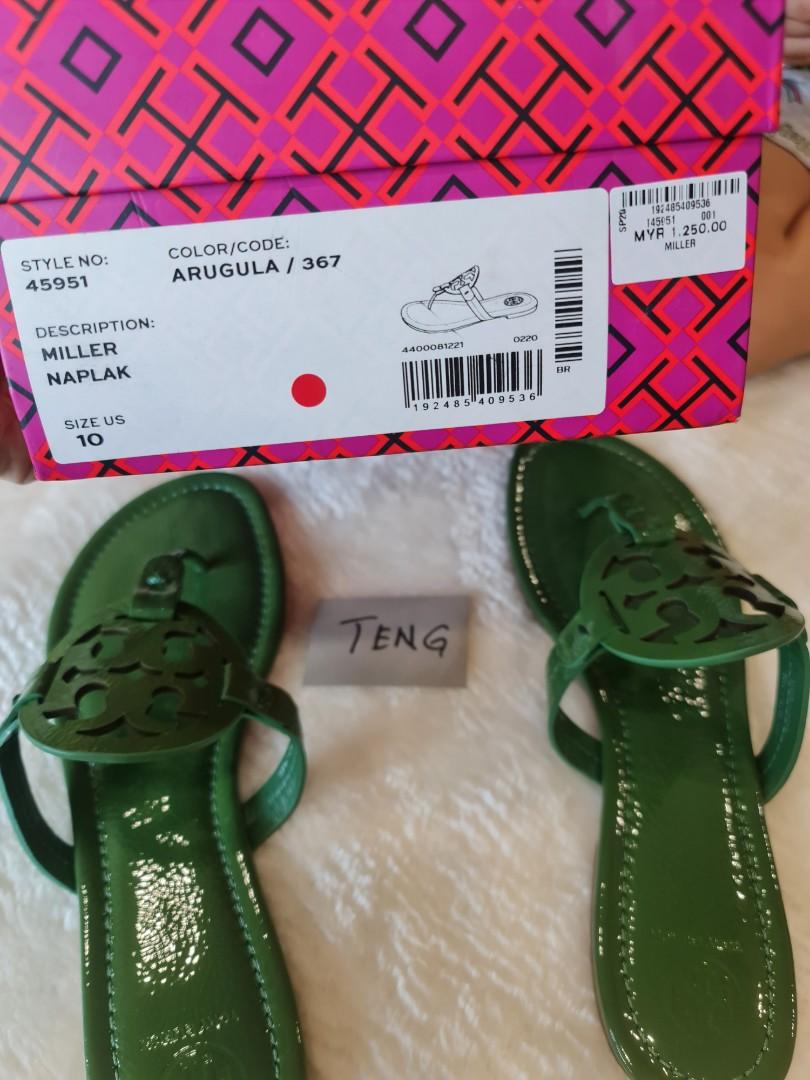 Tory Burch Miller Sandals, Luxury, Sneakers & Footwear on Carousell