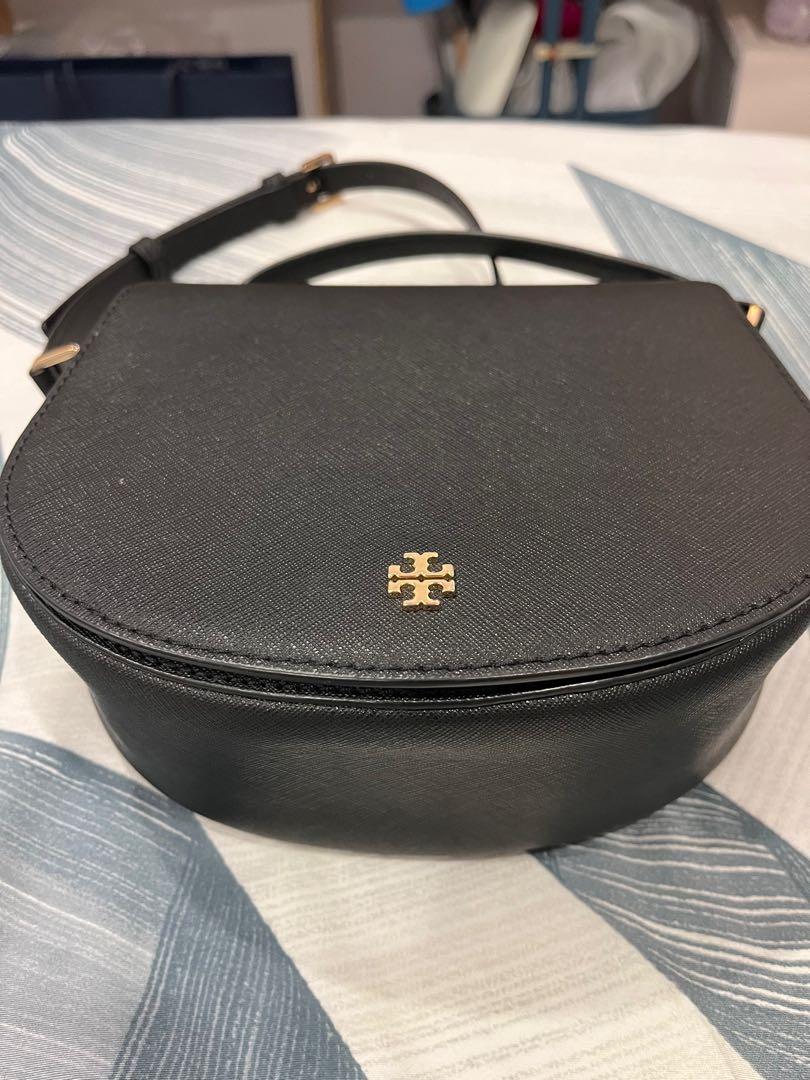 Tory burch emerson mini saddle sales bag