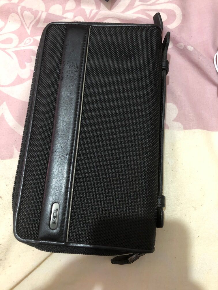 Tumi men's deals clutch bag