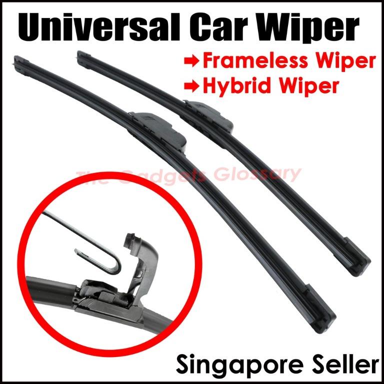 Universal Frameless Hybrid Car Wiper Blade Windscreen 14 - 26 Inch