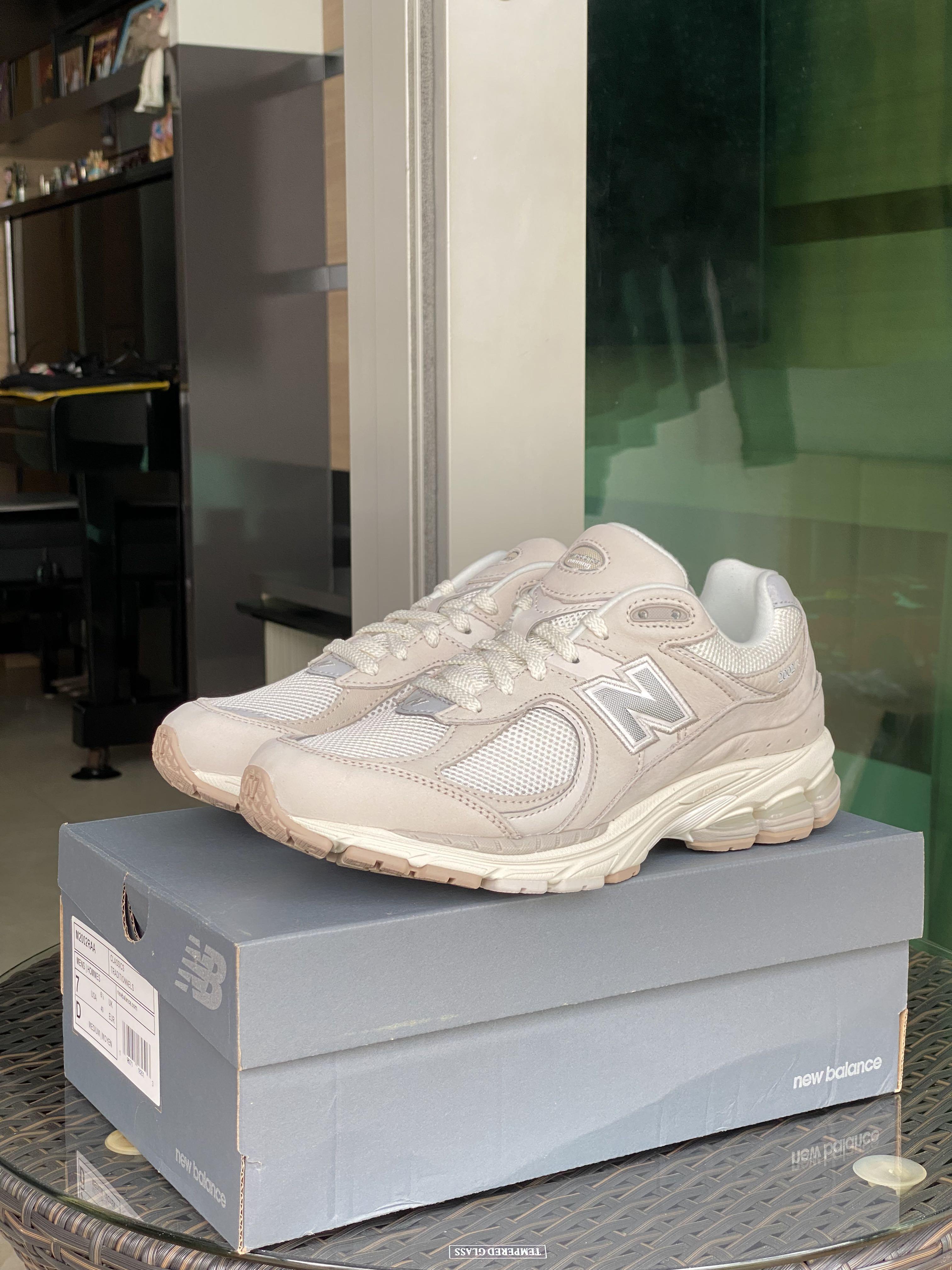 US7] New Balance 2002R White Cream, Men 