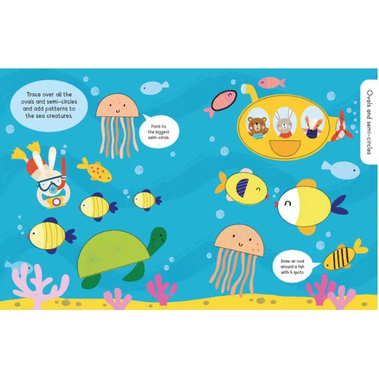 Usborne Wipe Clean book children book gift educational book preschool