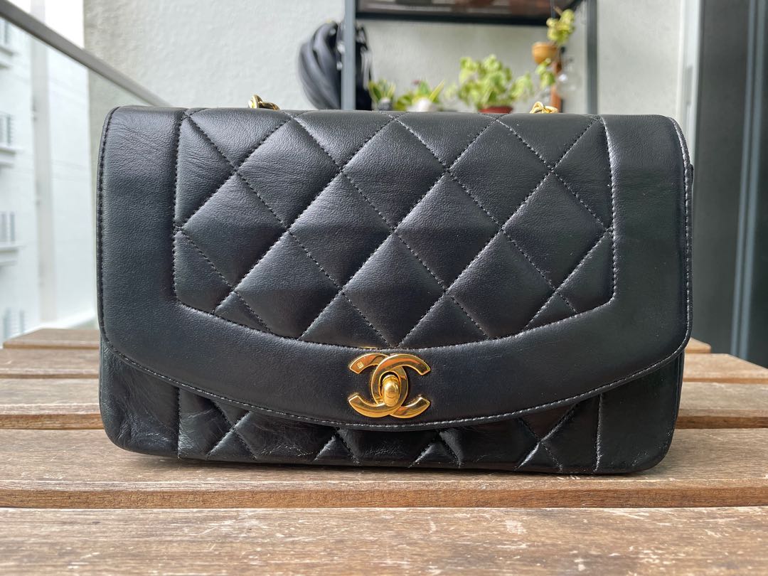 CLEARANCE) Vintage Chanel Diana , Luxury, Bags & Wallets on Carousell