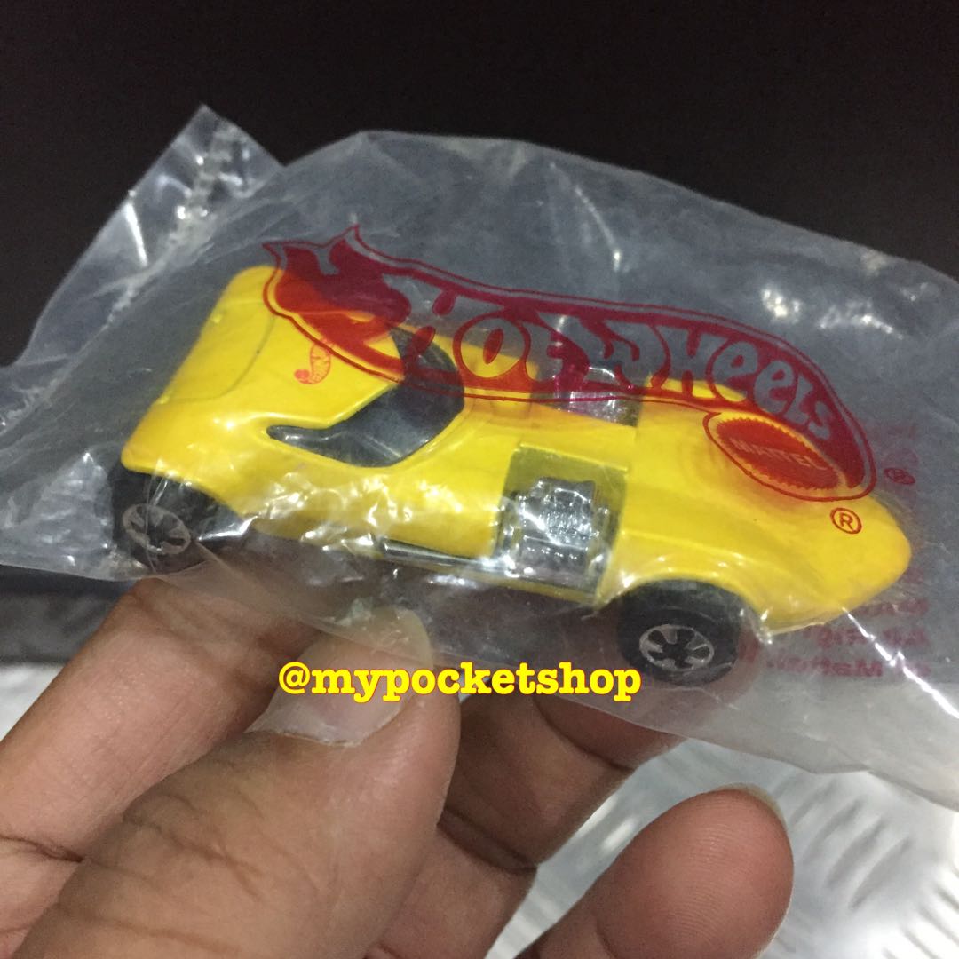 (RESERVED) Vintage Hot Wheels TWIN MILL - Yellow in Baggie