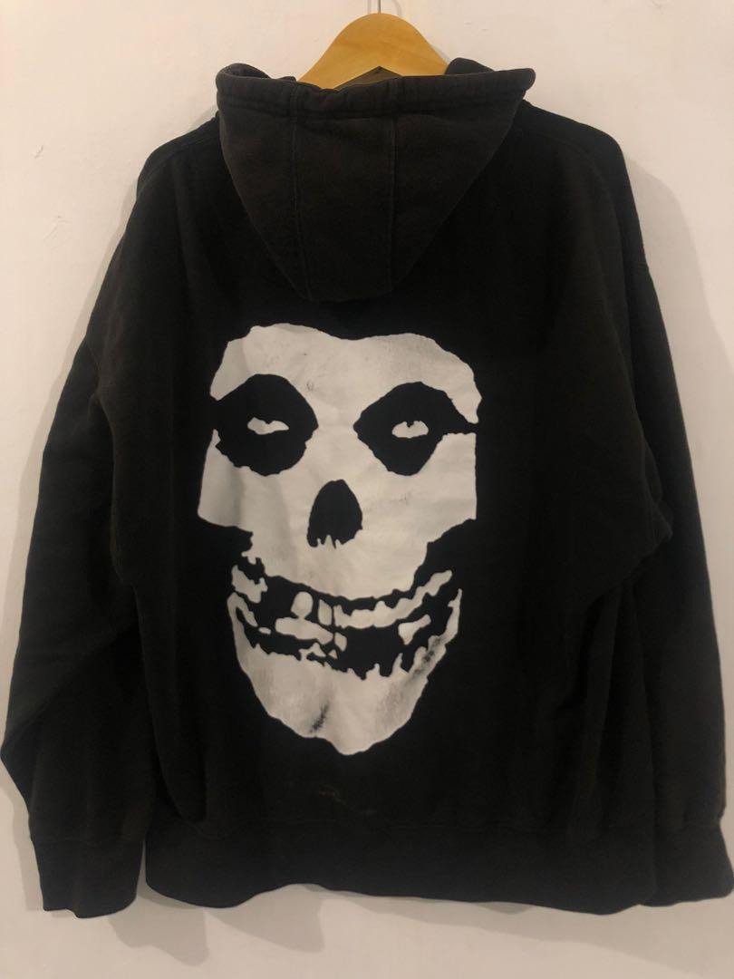 Vintage Misfits hoodie, Fesyen Pria 