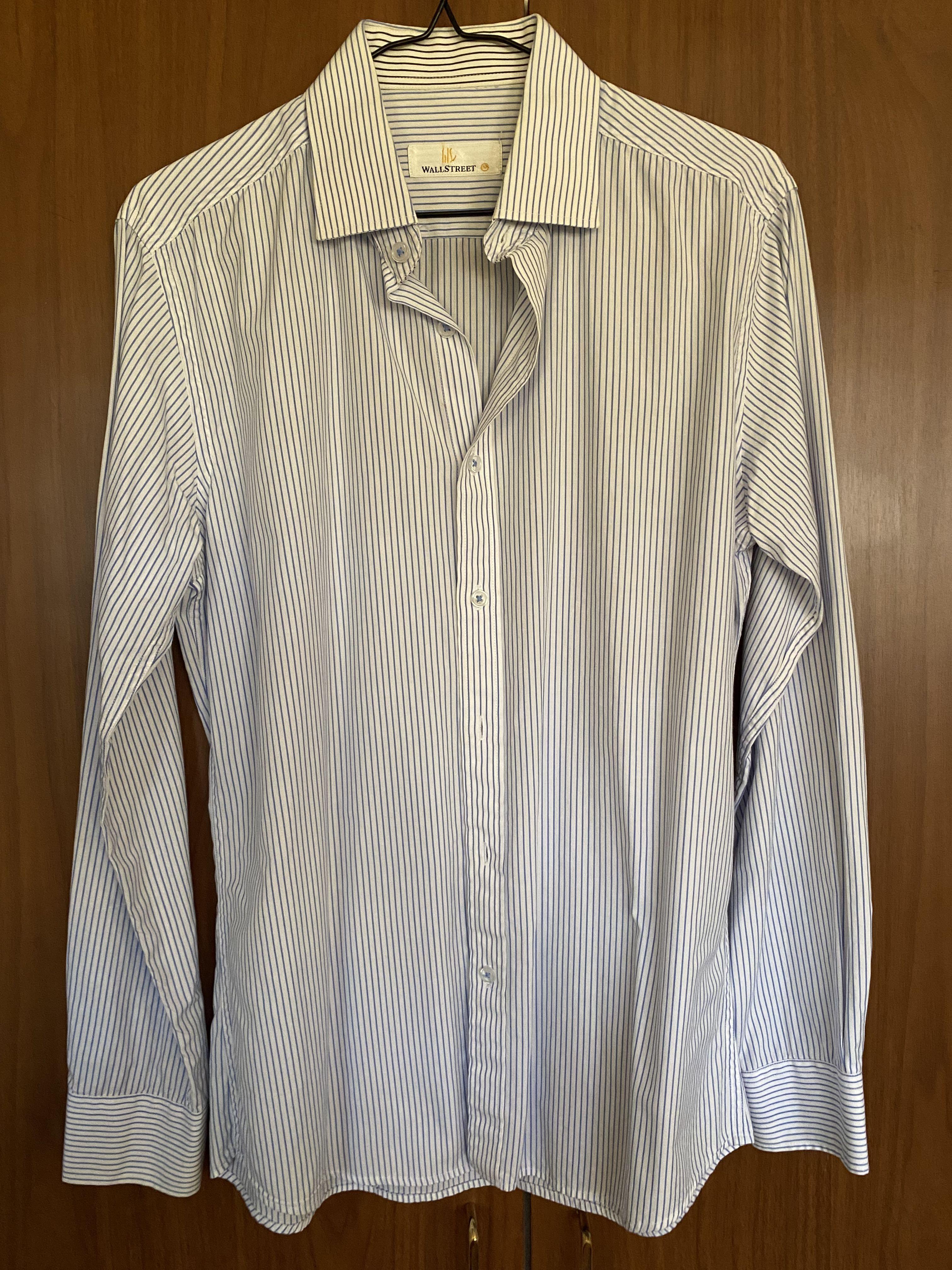 Wallstreet Office/Formal Shirt for Men (Category: Formal Shirts) located in Las Pinas. Submitted by atorn (Listing ID 1157024921, Image 1). Description: Wallstreet Formal/Office Shirt for Men Size: Medium Condition: 8/10 Will wash and iron prior turn over to buyer. Item is in great condition. Can be bundled with other formal shirt and set of suit in my listings. Shipping fee care of buyer Courier: GoGoExpress, J&T Delivery, LBC Same-day: Grab Exp