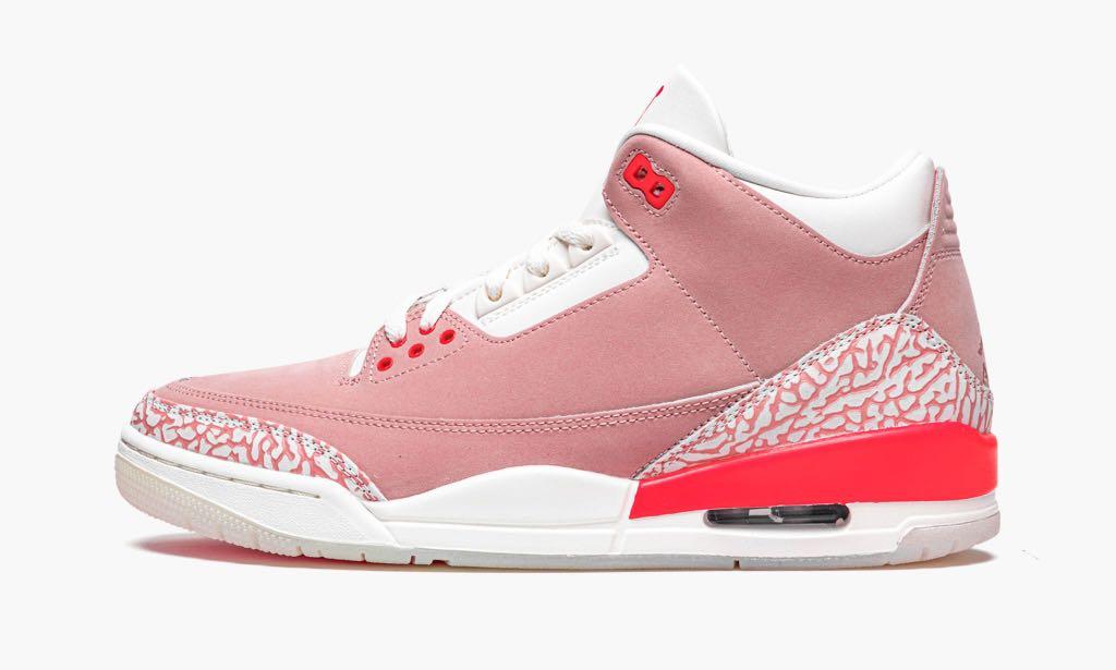 retro 3 sail crimson rust pink