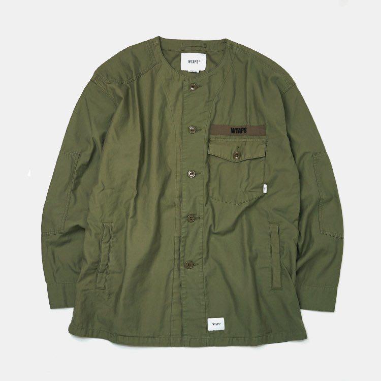 Wtaps scout LS shirt jacket, 男裝, 上身及套裝, T-shirt、恤衫、有領 