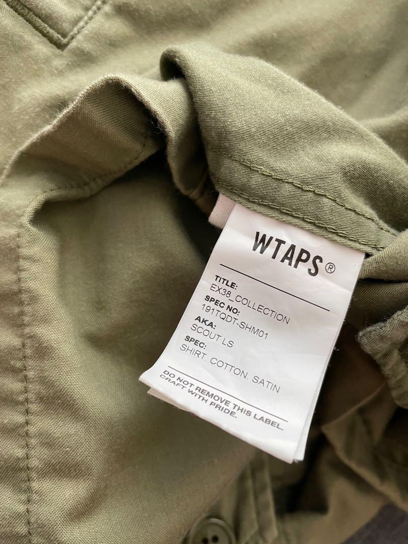 Wtaps scout LS shirt jacket, 男裝, 上身及套裝, T-shirt、恤衫、有領 