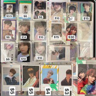 wts txt beomgyu photocards minisode blue hour tdc freeze h:our yzy eternity tcc