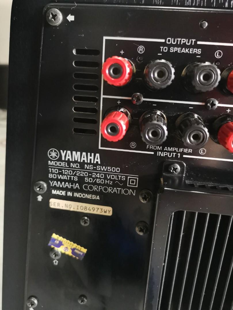 Yamaha NS-SW500 Subwoofer, Audio, Soundbars, Speakers & Amplifiers 