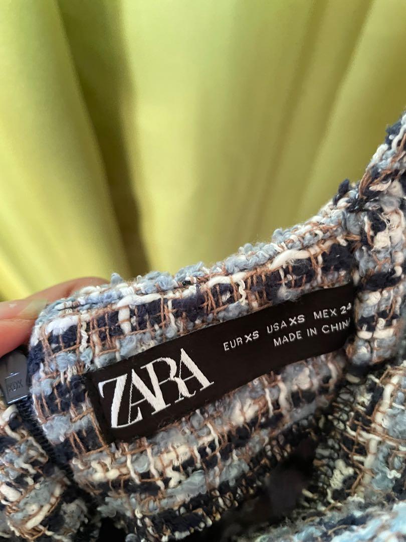 Zara blue tweed dress (Category: Dresses) located in Bacoor. Submitted by PrelovedMate (Listing ID 1157042462, Image 2). Description: Zara Size (XS) Worn ONCE only (for photoshoot) Purchased in Australia 🇦🇺 •Pre-loved items that were worn thrice, twice, once, or even never! 👌🏻 •I care about you so I don’t sell overused items for hygiene purposes ✨ •I also have items for PISO w/ minimum purchase so do check my lis.