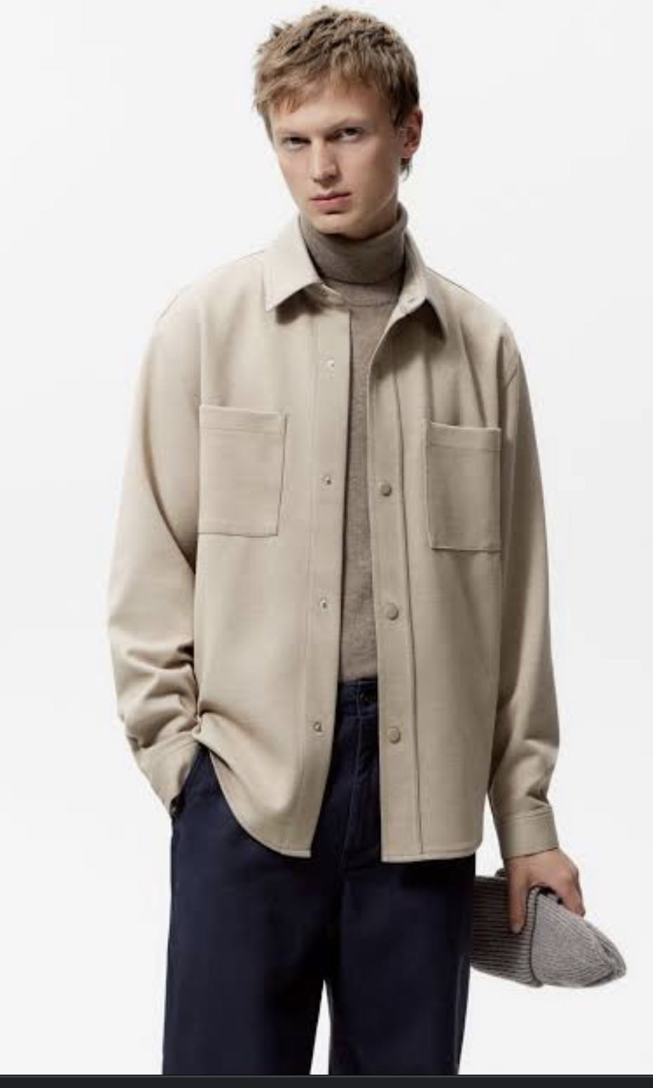 Zara comfort overshirt with pocket 