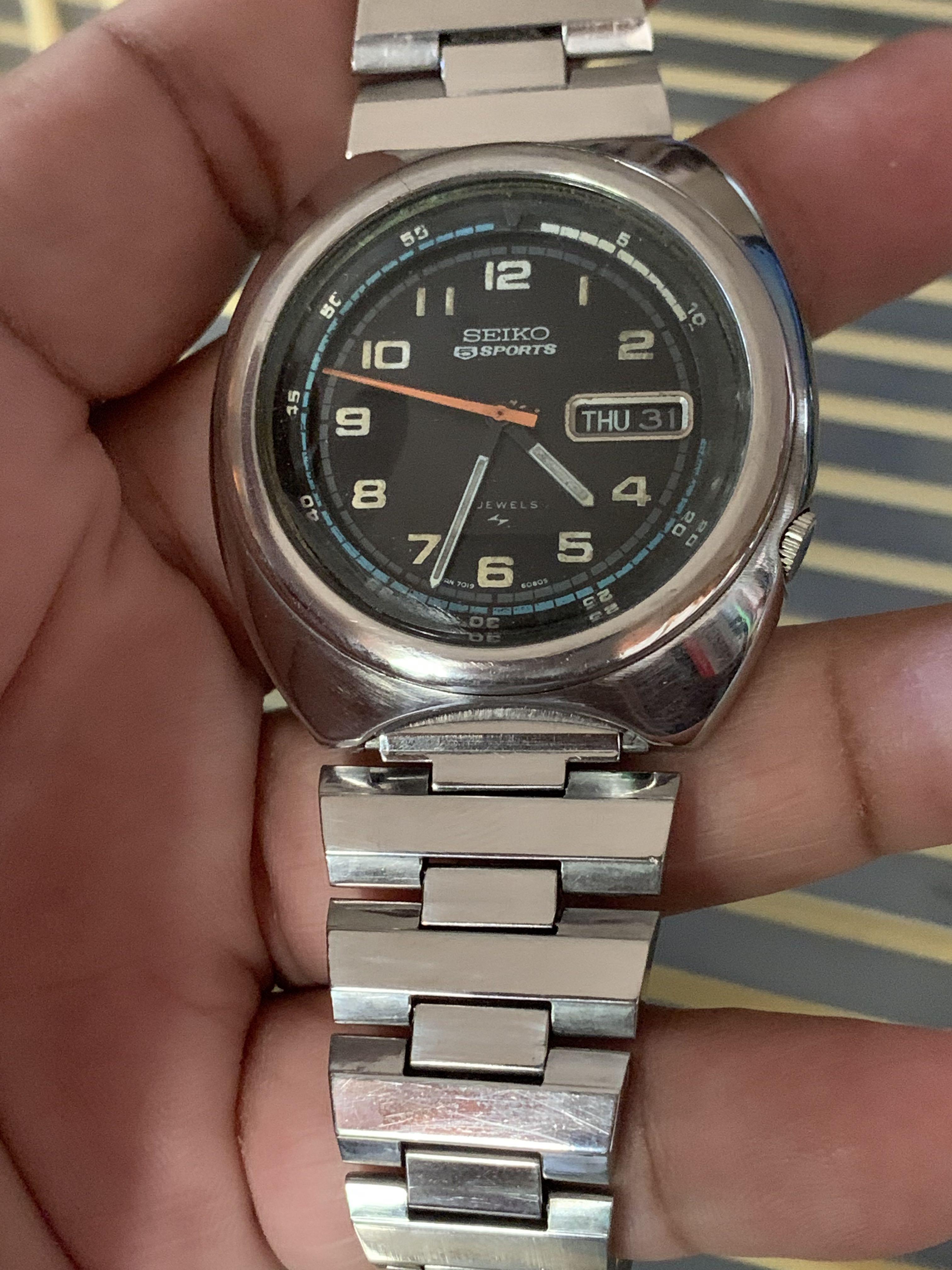 1971 Seiko 5 Sports JDM 7019-6040, Men's Fashion, Watches & Accessories,  Watches on Carousell