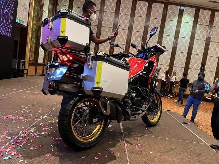 Protezione Serbatoio Freni Per Moto Morini X-Cape 650 2022-2023 - Nero - Foto 8