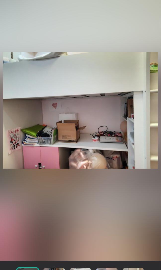 30 pick up by 26th loft bunk bed ikea, Furniture & Home Living