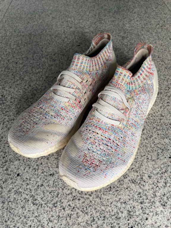 Ultra boost on sale uncaged multicolor white