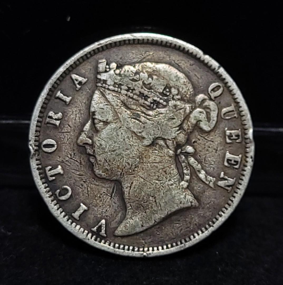 香港1893年維多利亞香港二毫(twenty cents) 銀幣流通品相, 只限郵寄,掛號$20 本人銀行户口只限恆生銀行(HANG SENG BANK),  興趣及遊戲, 收藏品及紀念品, 錢幣- Carousell