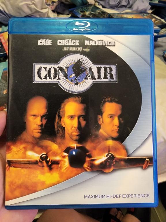 二手美國電影《驚天動地》Con Air (1997) Bluray 藍光影碟版(有中文 