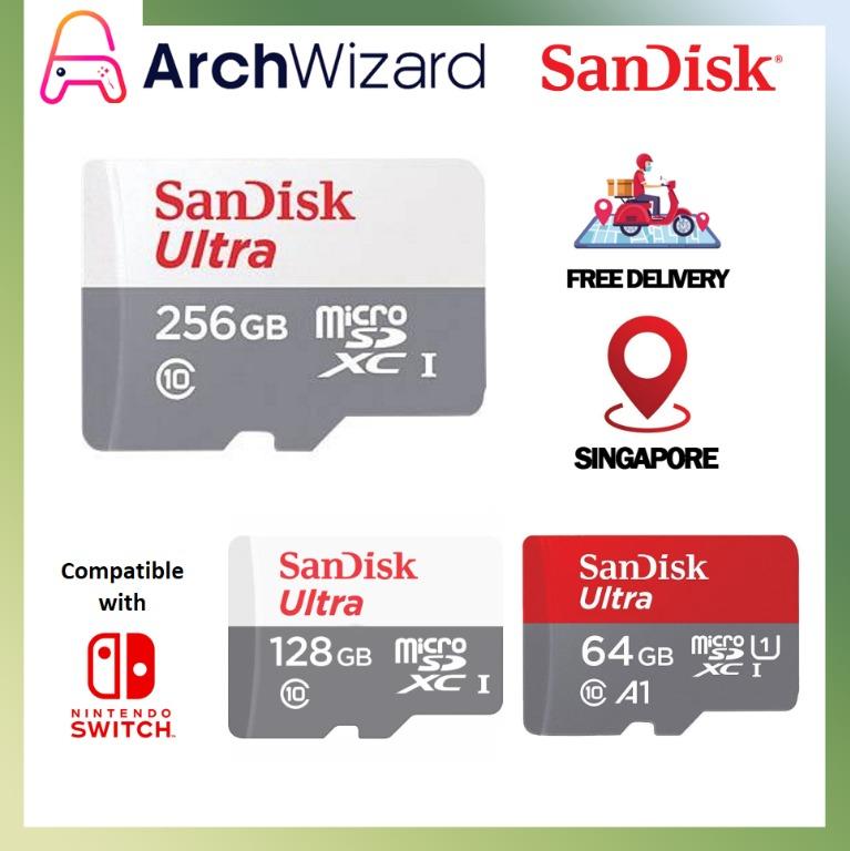 Micro SD card 256GB for Nintendo Switch[Compatible with Nintendo