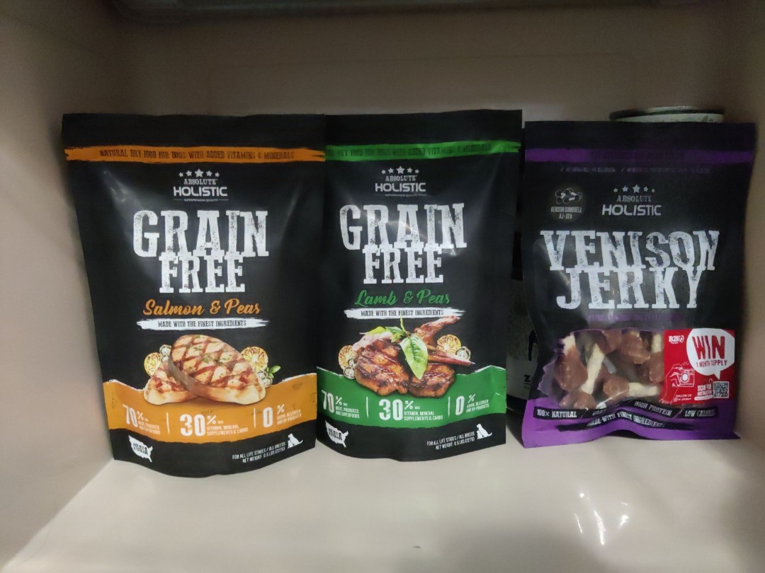 Dog kibbles absolute holistic, Pet Supplies, Pet Food on Carousell