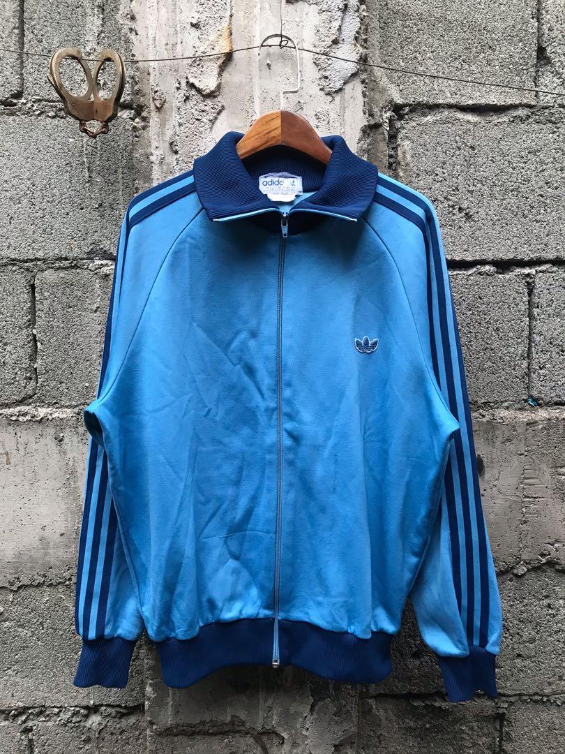 Adidas 80s vintage track jacket, Men's Fashion, Coats, Jackets and  Outerwear on Carousell
