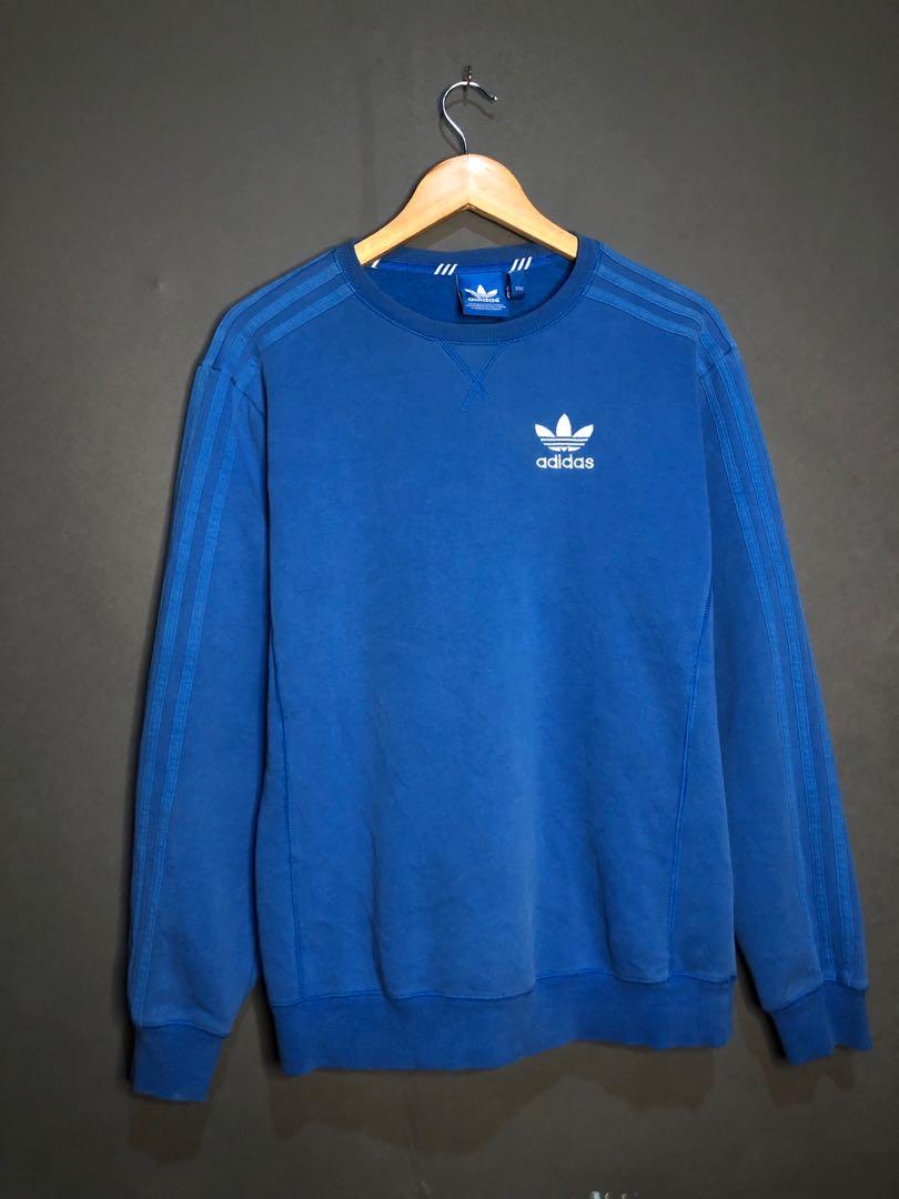 Adidas blue sale sweater