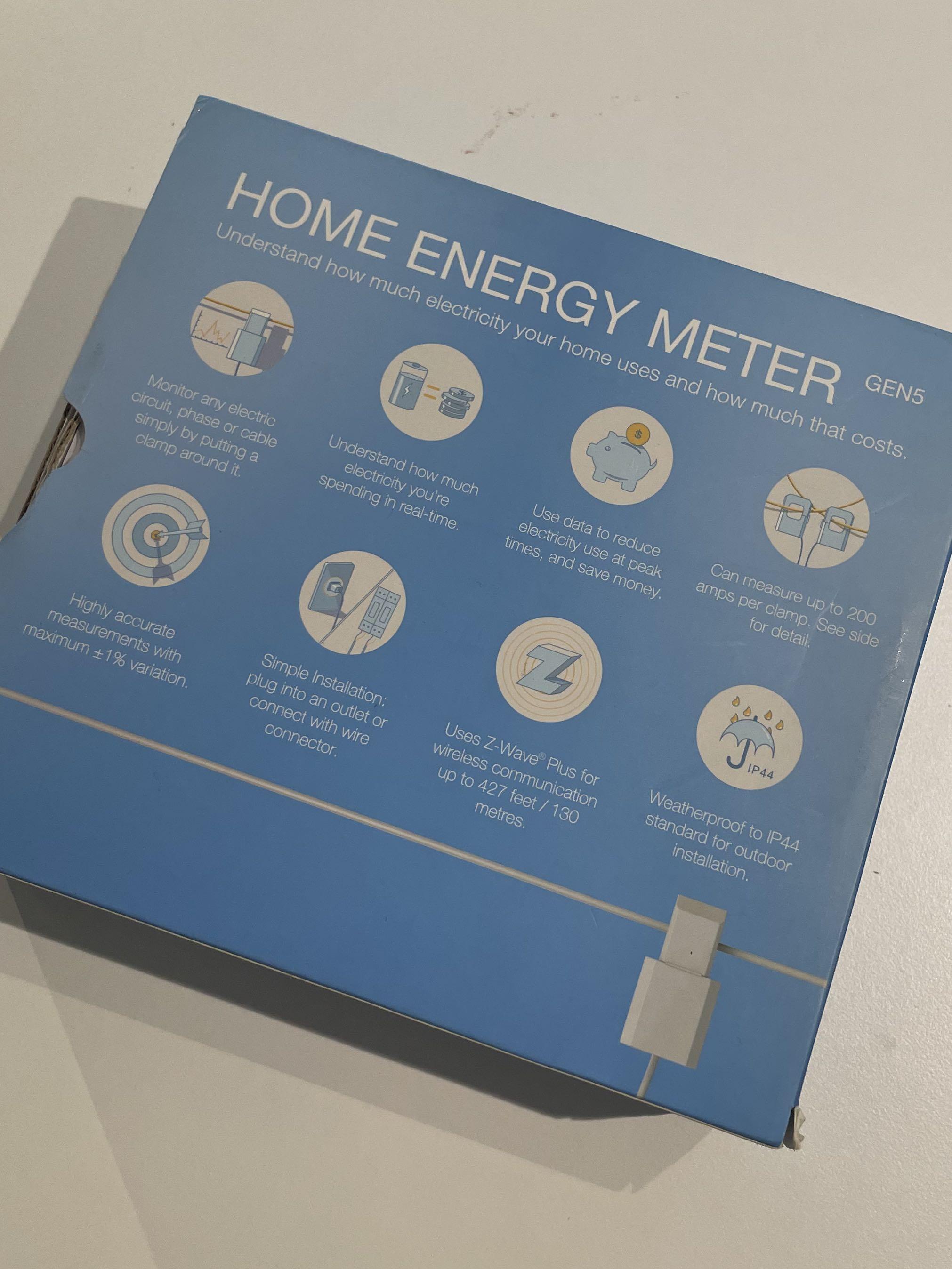 Aeotec ZWave Plus Home Energy Meter Gen5, TV & Home Appliances