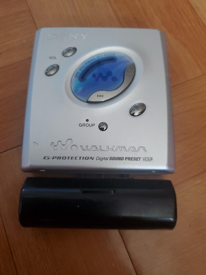 SN. sony。 MD player。MZ-E505。MD WALKMAN。手提式MD 機。MDLP