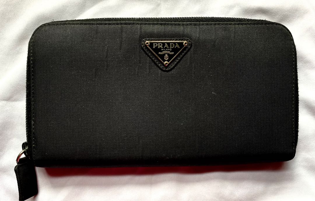 Authentic Prada nylon long wallet Women s Fashion Bags