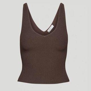 Babaton Sculpt Knit Double V Tank