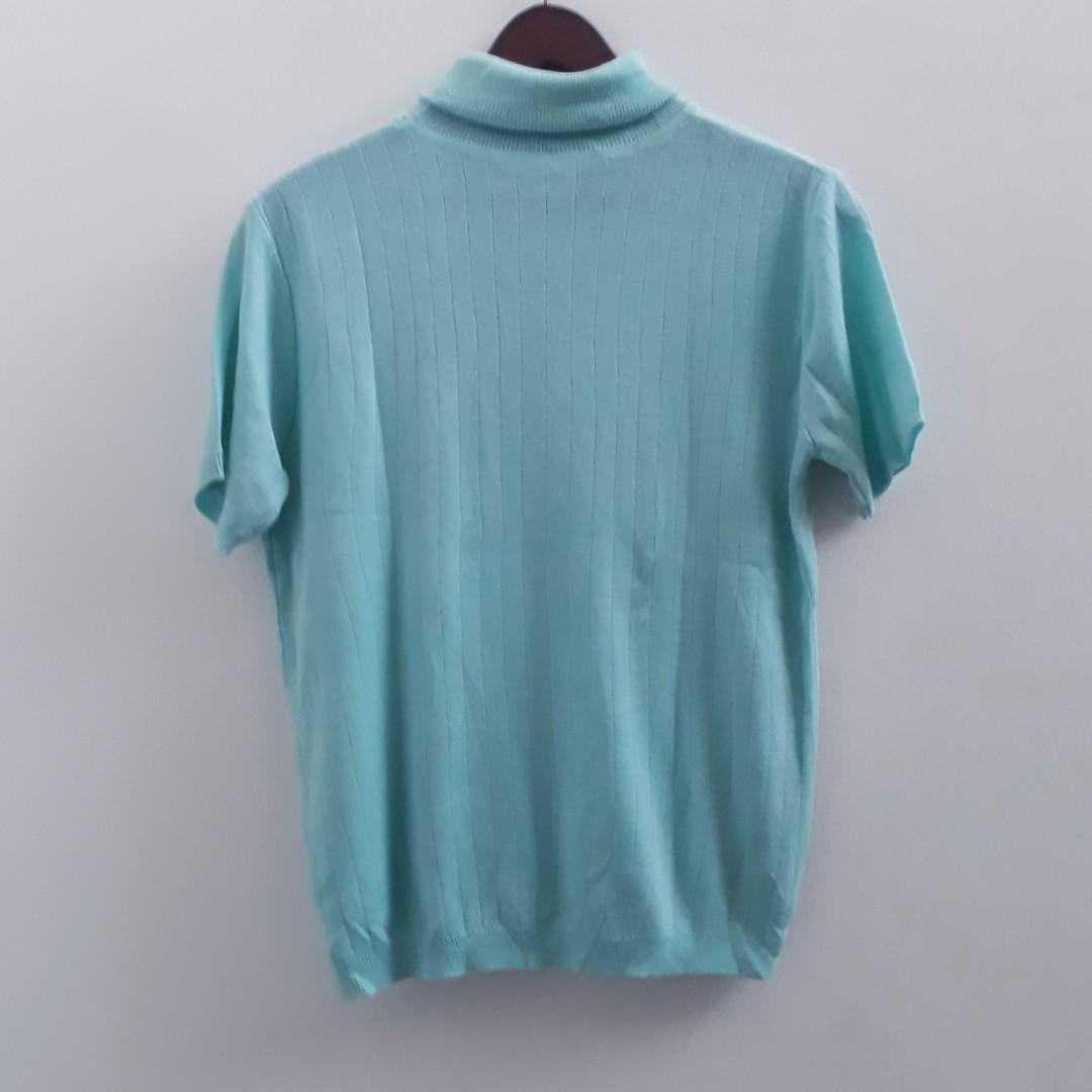 Baby Blue Turtleneck., Fesyen Wanita 