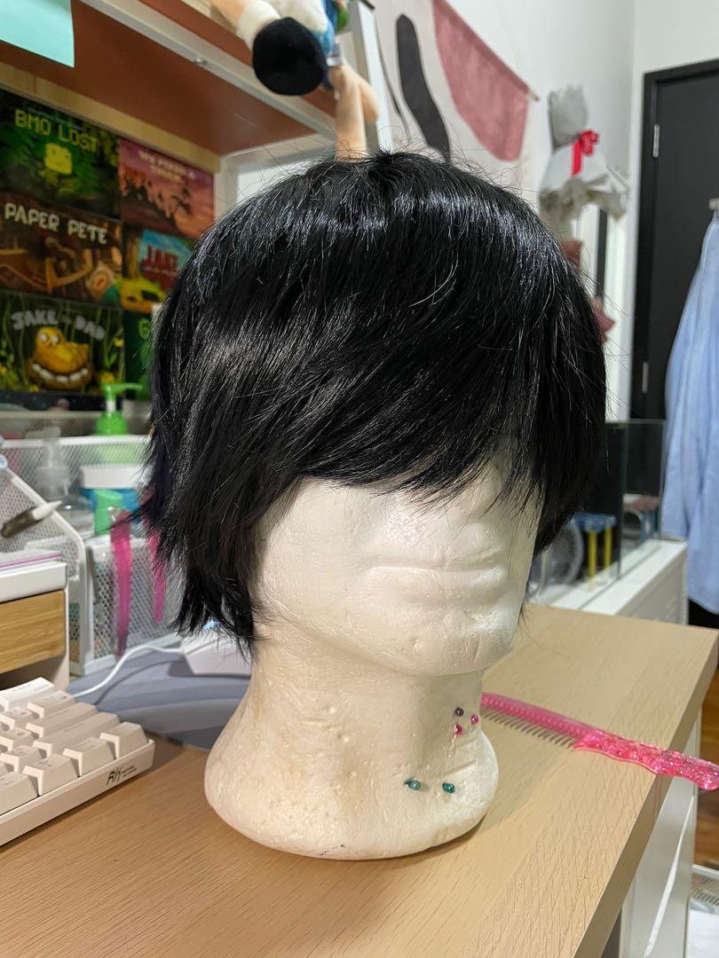 Black male wig on sale