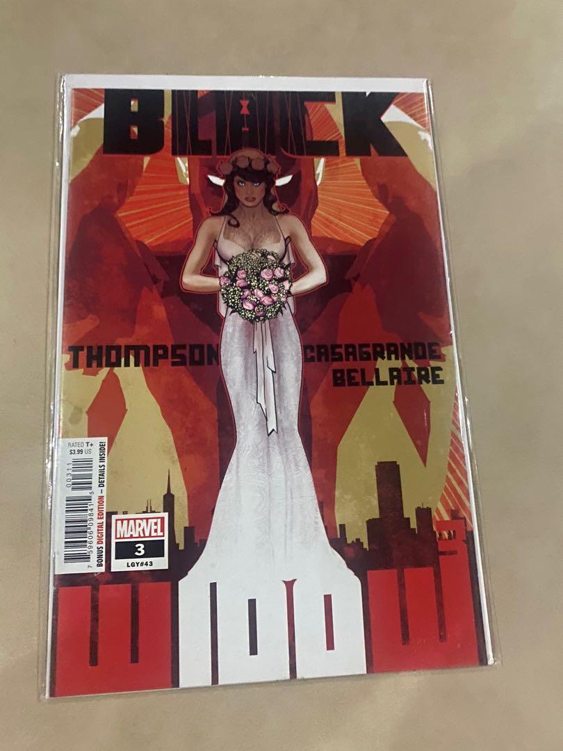 Black Widow #3 (Category: Comics & Manga) located in Manila. Submitted by ryuquico (Listing ID 1157232067, Image 1). Description: WHITE - WIDOW?! Nobody who knows Natasha Romanoff would have imagined THIS when hearing the words “White Widow,” but nothing about this new Nat is what anyone could have imagined. It’s no surprise that she’s looking sublime in white, but who’s the lucky groom? And is this a match for love - or death?.