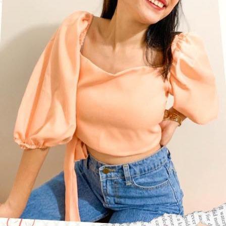 Blush Pink 2-Way Wrap Top (Category: Blouses) located in Las Pinas. Submitted by theseventhph (Listing ID 1157151744, Image 2). Description: 2-way wrap top (blush pink) Size: Medium Best fits semi-medium frames and small boobs lol Never worn No flaws RFS: This was a gift, and it doesn't fit me. *Worn photo is from the brand.