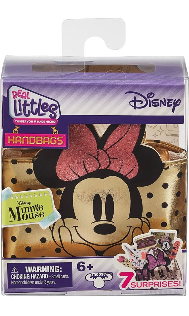 Last set!BNIB Real Littles Disney Minnie Mouse Handbag Collectible